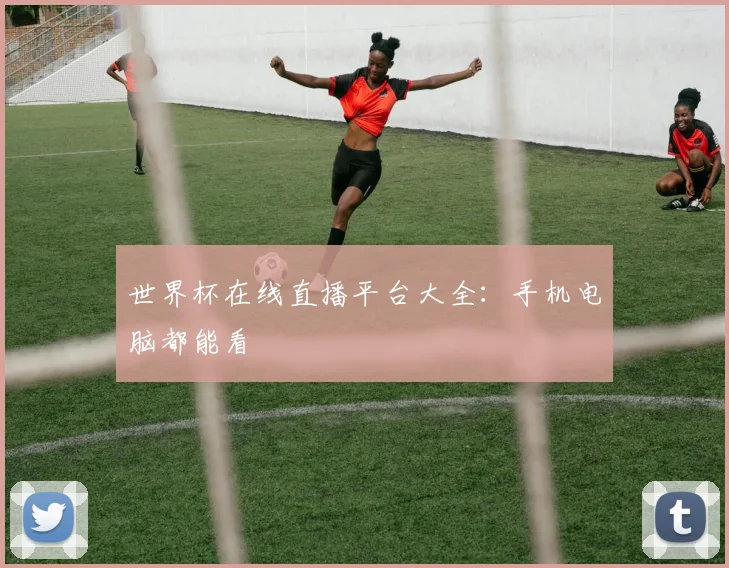 世界杯在线直播平台大全：手机电脑都能看